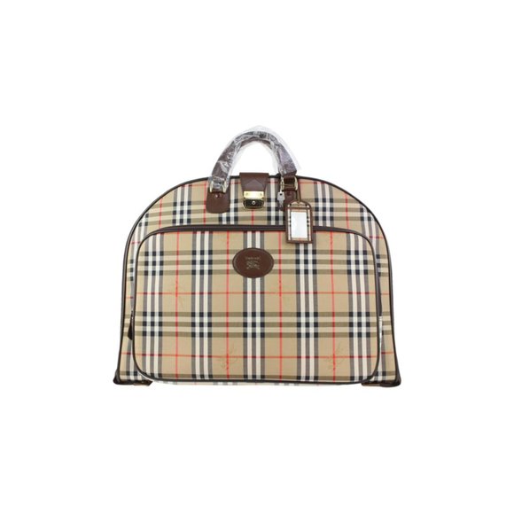 Burberrys Beige x Brown Nova Check Garment Bag - Picture 1 of 12